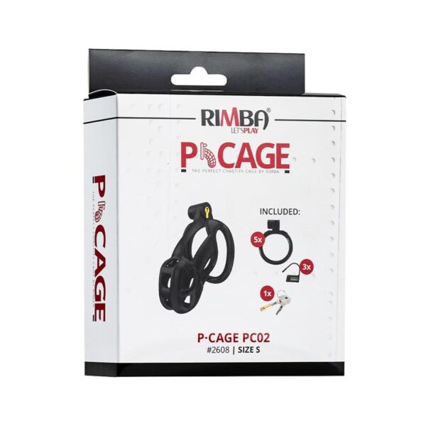 P-Cage PC02 Jaula para el Pene 3 Tallas