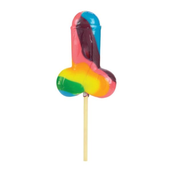 Piruleta Forma de Pene Multicolor