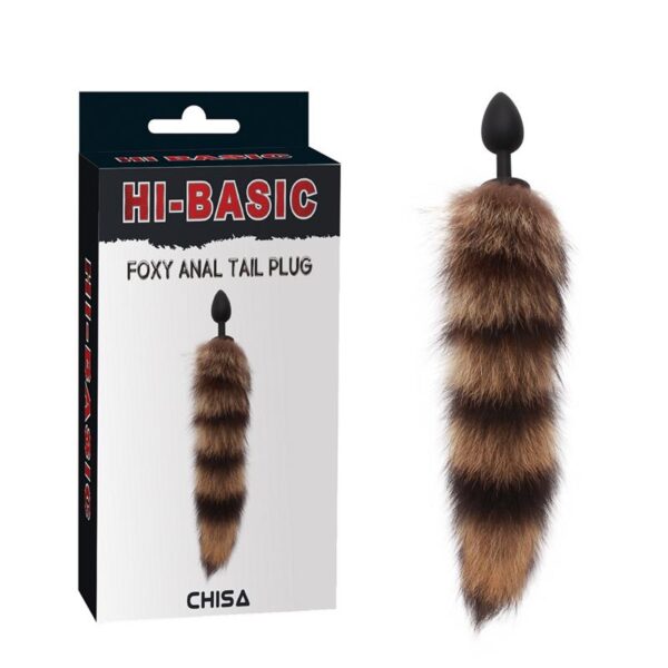 Plug Anal con Cola de Pelo Foxy Anal Tail Plug - Imagen 3