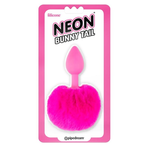 Neon Plug Anal con Cola Rosa - Imagen 6