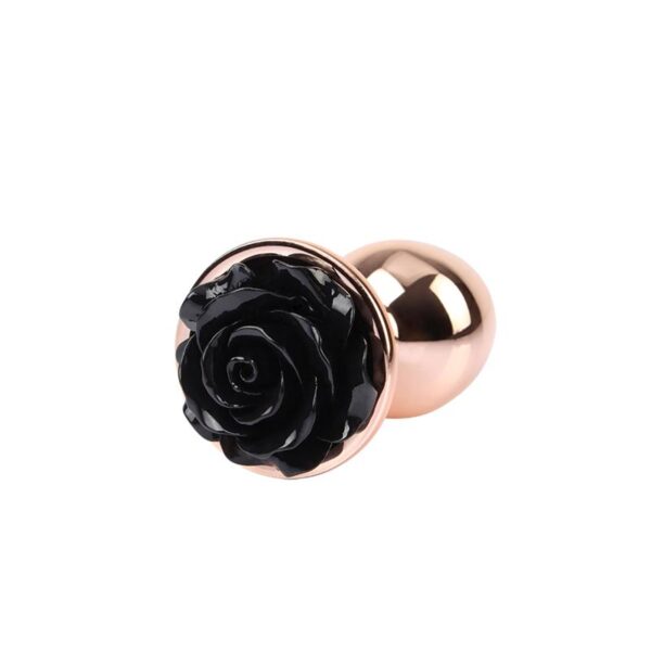 Plug Anal Dorado Evil Rose Anal Talla S - Imagen 4