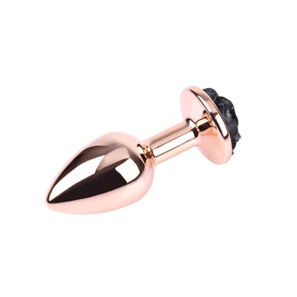 Plug Anal Dorado Evil Rose Anal Talla S - Imagen 5