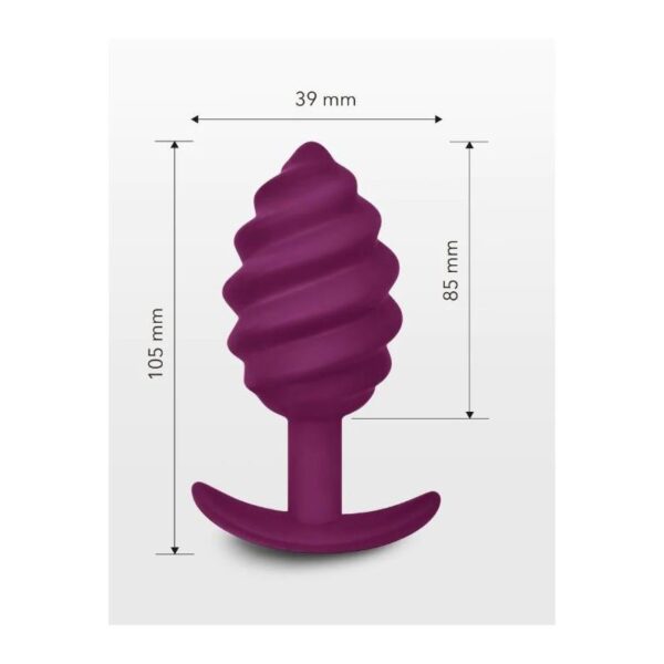 Plug Anal Gplug Twist2 Sweet Raspberry