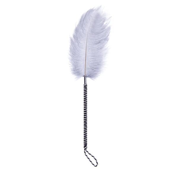 Plumas Estimuladoras 46 cm Blanco/Negro