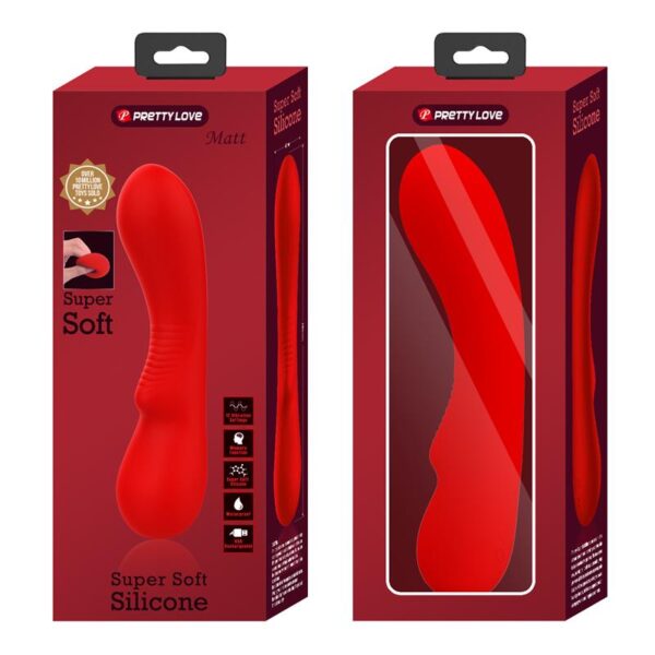 Prescott Vibrasor USB Silicona Rojo