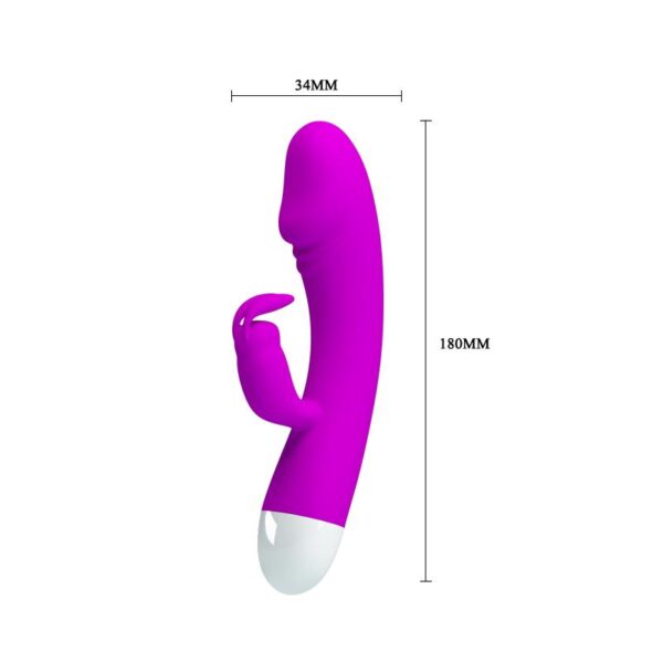 Pretty Love Vibrador Will Color Púrpura - Imagen 6