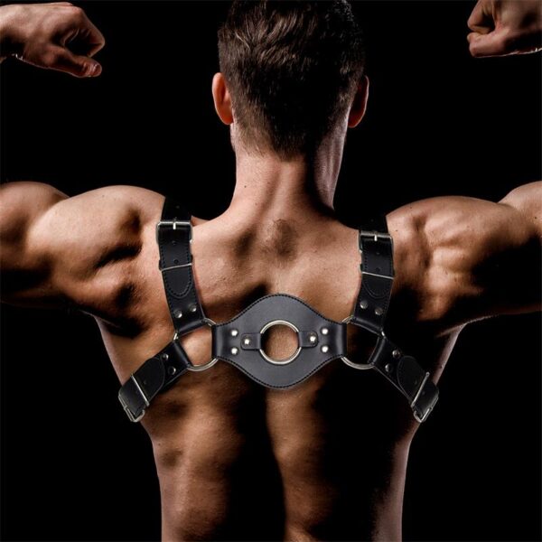 Quovis Arnés Masculino para Bondage Cuero Vegano