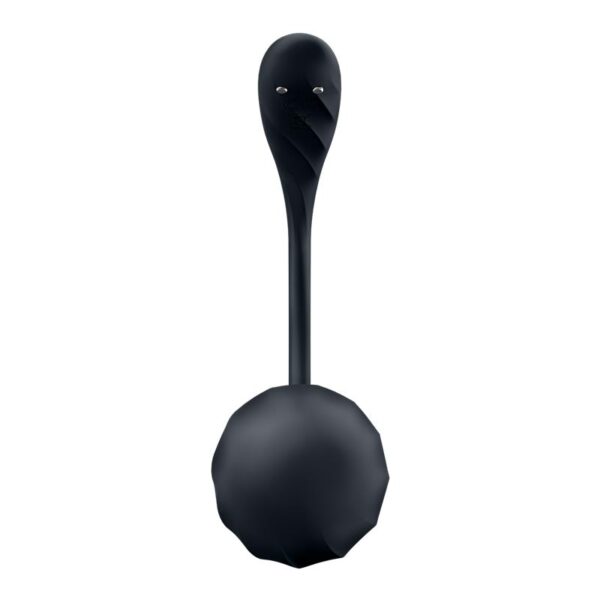 Ribbed Petal con Satisfyer Connect APP Negro - Imagen 10
