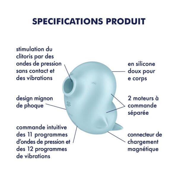 Sassy Seal Succionador de Clítoris con Vibración - Imagen 5