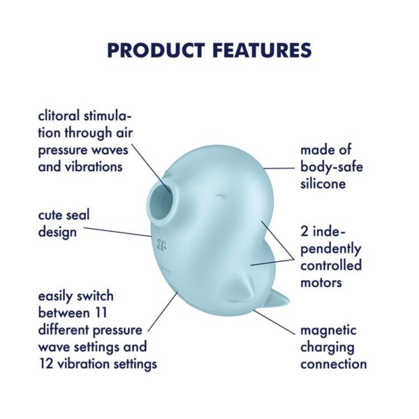 Sassy Seal Succionador de Clítoris con Vibración - Imagen 7
