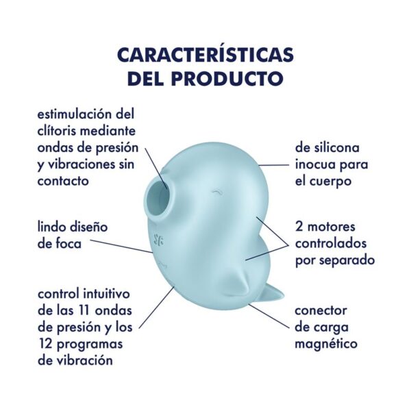 Sassy Seal Succionador de Clítoris con Vibración - Imagen 10