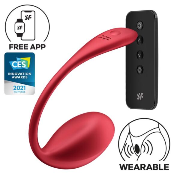 Shiny Petal con APP Satisfyer Connect Rojo