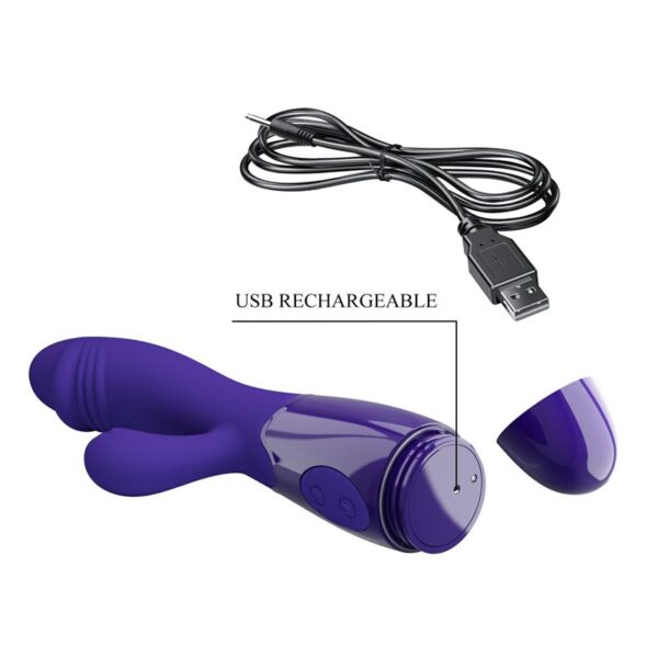 Snappy-Youth Vibrador de Conejito 2 Motores - Imagen 5