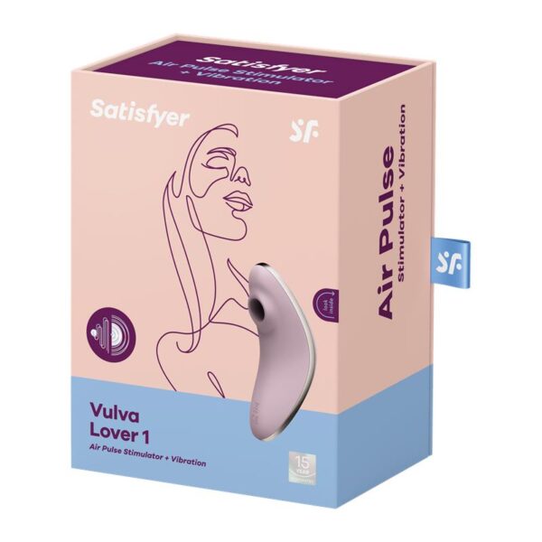 Succionador de Clítoris y Vibración Vulva Lover 1 Violeta