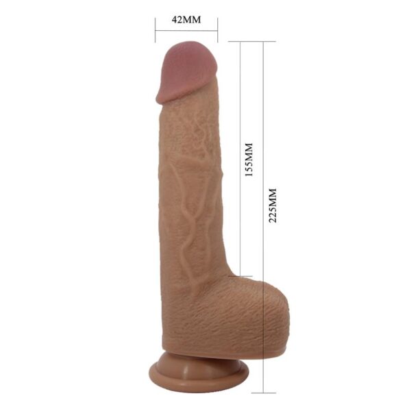 Tommy Dildo Realista con Vibración y Thrusting con Contorl Remoto