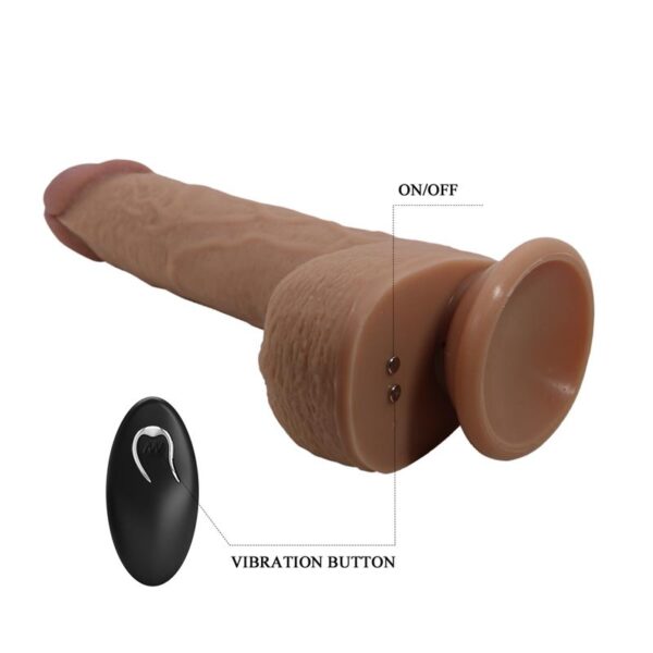 Tommy Dildo Realista con Vibración y Thrusting con Contorl Remoto