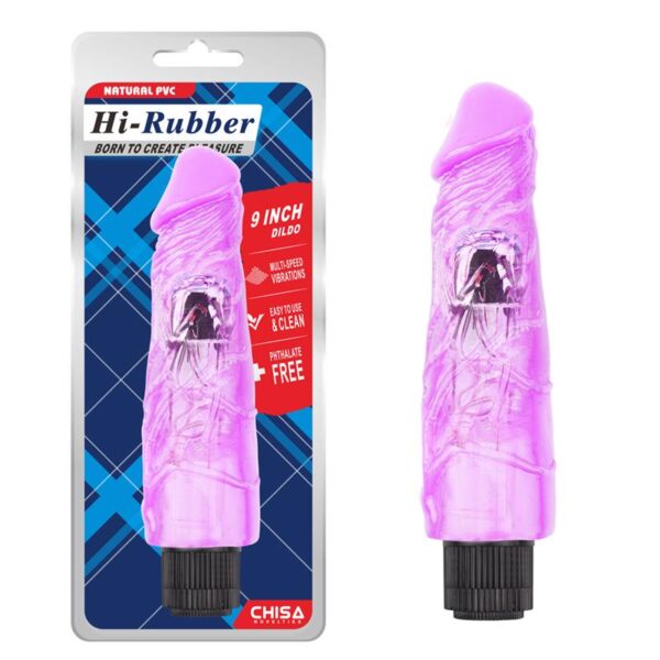 Vibrador Hi-Rubber 9 Purpura