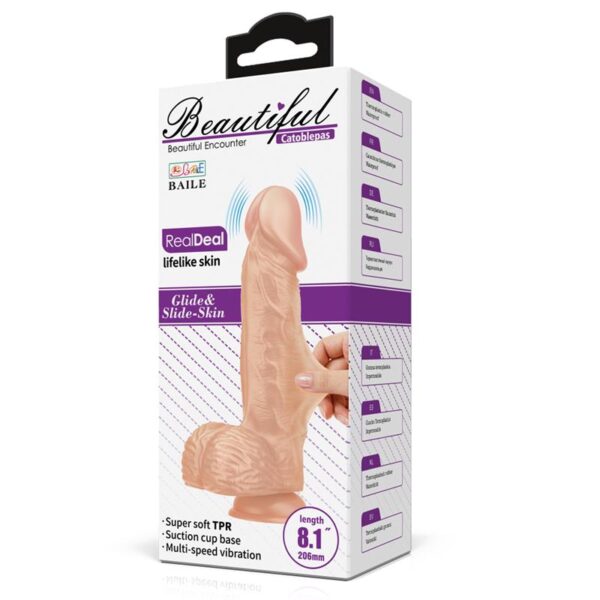 Vibrador Realista 8,1 Control Remoto - Imagen 7