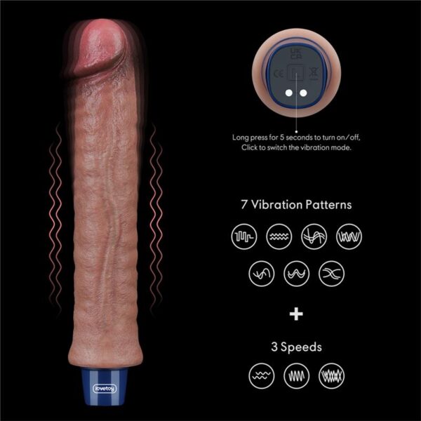 Vibrador Realista 9.5 USB