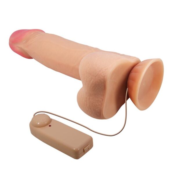 Vibrador Realista con Control Remoto, Doble Densidad y Piel Deslizante