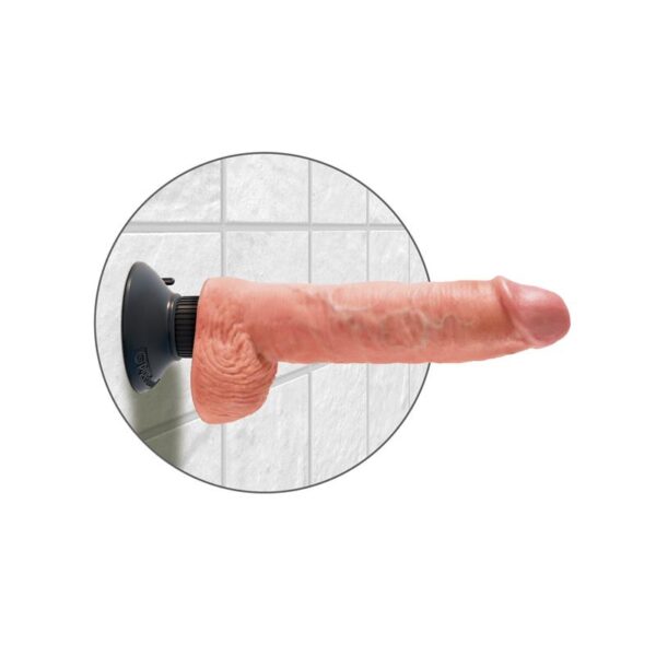 Vibrador Realista y Testículos 10 - Color Natural - Imagen 6