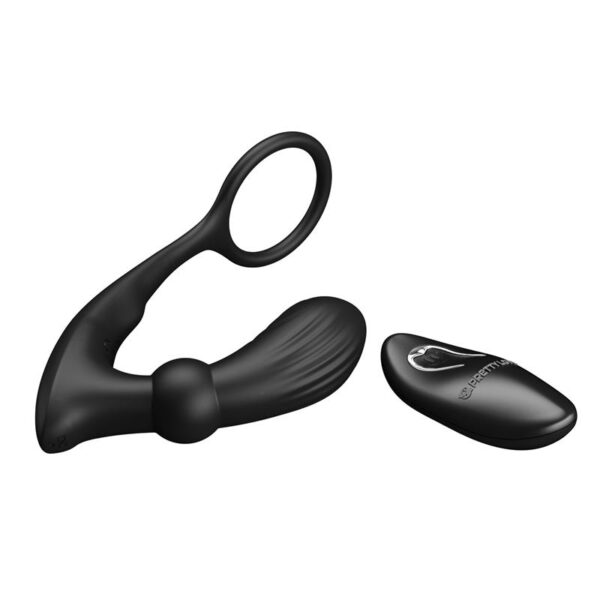 Warren Plug Anal y Anillo para el Pene con Vibración y Pulsación a Control Remoto - Imagen 7