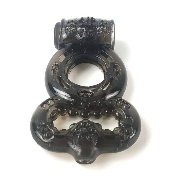 Anillo para el Pene con Vibración Negro - Imagen 7