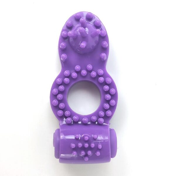 Anillo para el Pene con Vibración Púrpura - Imagen 4