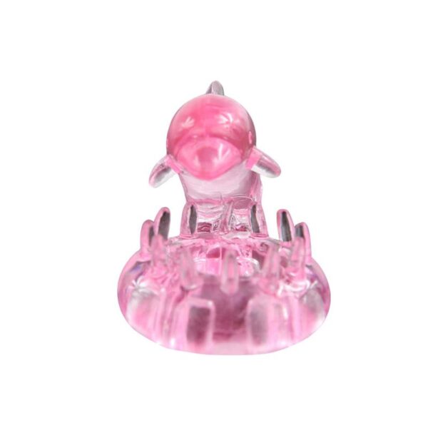 Anillo Vibrador Love Dolphig Ring Rosa - Imagen 3