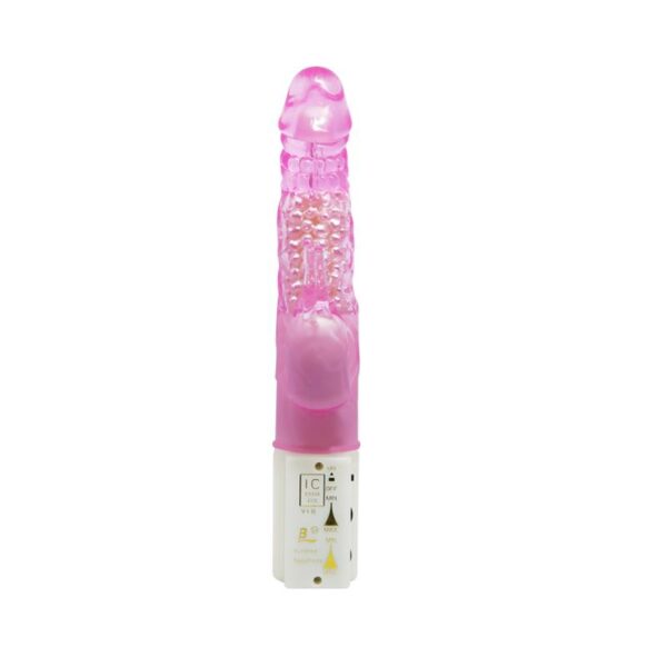 Baile Vibrador Transparente Color Rosa - Imagen 4