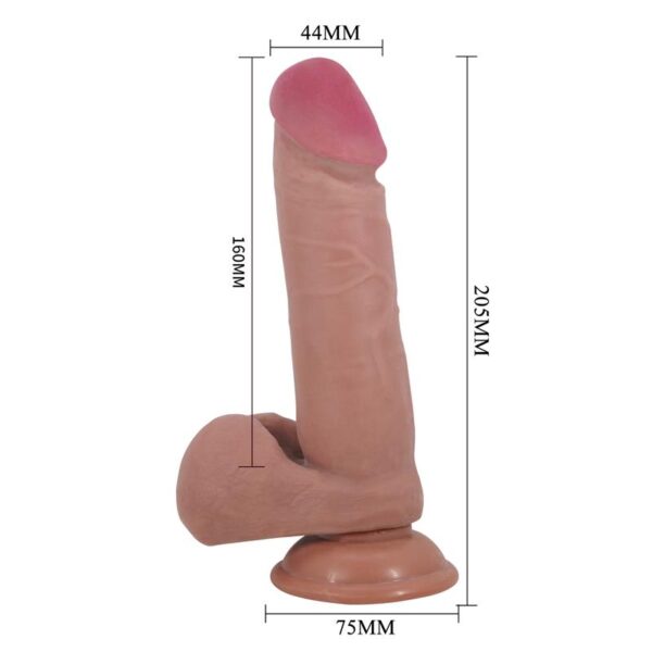 Dildo con Piel Deslizante 20.5 cm - Imagen 11