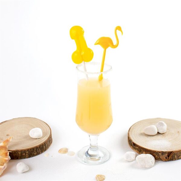 Piruleta de Pene Sabor Piña Colada con Alcohol - Imagen 3