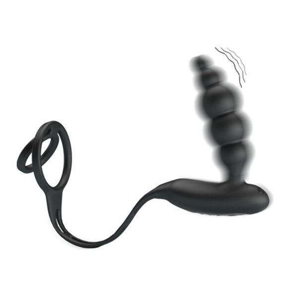 Plug Anal con Anillo para el Pene con Vibración - Imagen 9