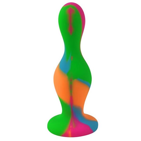 Plug Anal Multi Color Silicona - Imagen 4