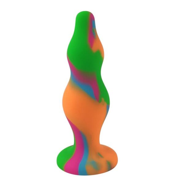 Plug Anal Silicona Multi Color - Imagen 3