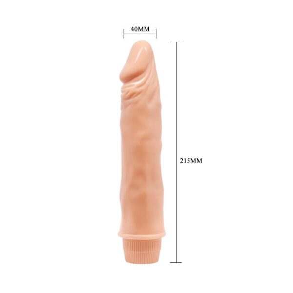 Vibrador Color Natural 21.5 cm - Imagen 7