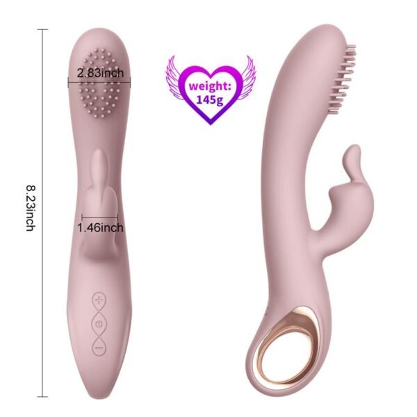 Vibrador Silicona USB Angels Kiss 20 cm - Imagen 3