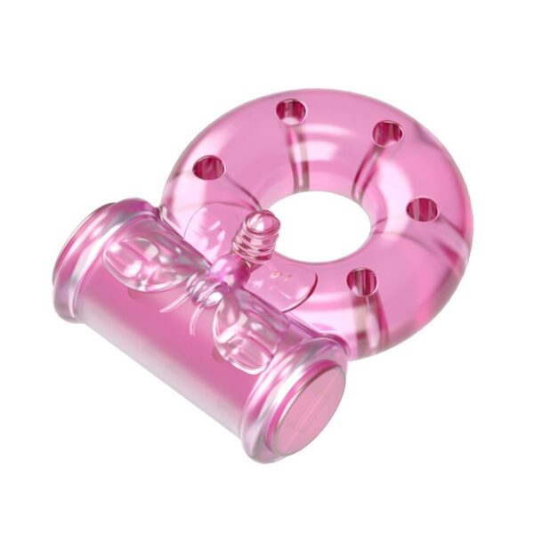 Baile Anillo Vibrador con Preservativo Color Rosa - Imagen 7