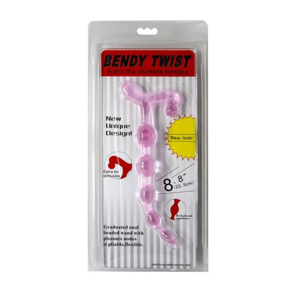 Bendy Twist Bolas Anales Rosa - Imagen 3