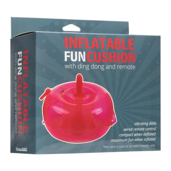 Cojín Hinchable con Dildo, Vibración y Control Remoto Ding Dong - Imagen 6