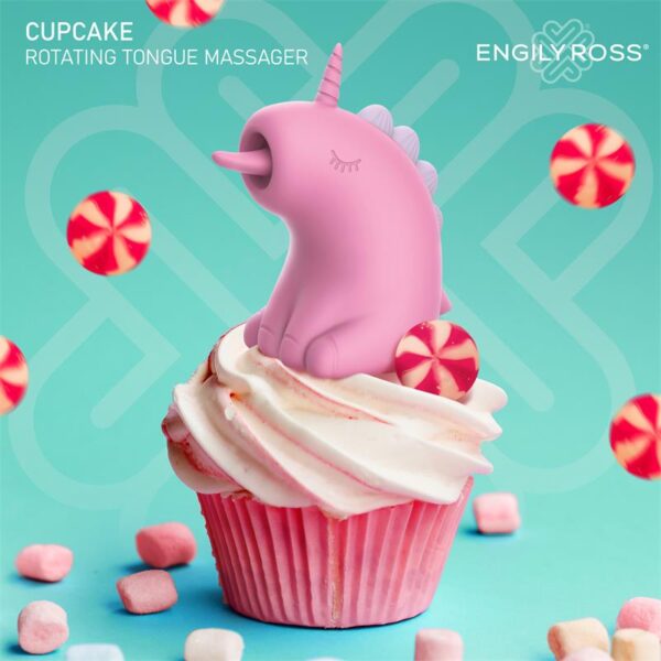 Cupcake Estimulador con Lengua Rotadora 360º - Imagen 7