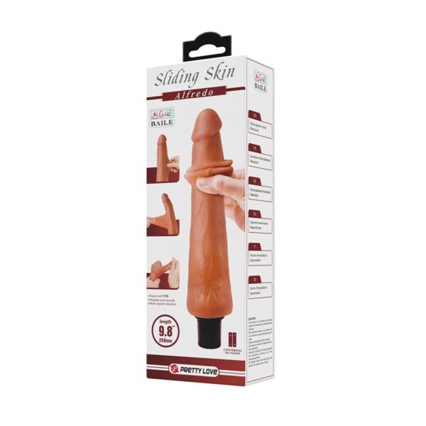 Dildo Sliding Skin Alfredo 9,8 - Imagen 5