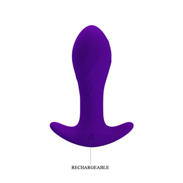 Estimulador Anal con Vibración Púrpura - Imagen 5