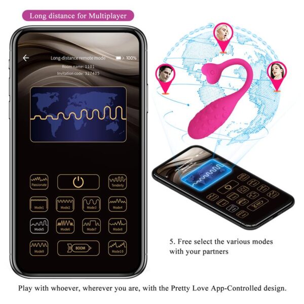 Fisherman Huevo Vibrador con APP - Imagen 3