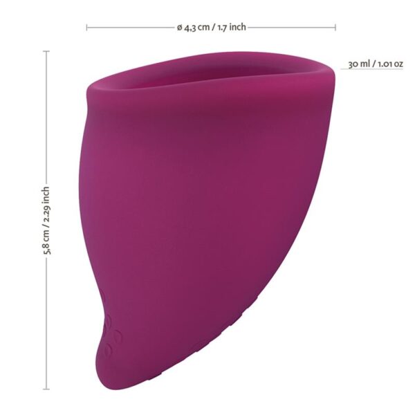 Fun Cup Copa Mentrual Talla B Grape - Imagen 4