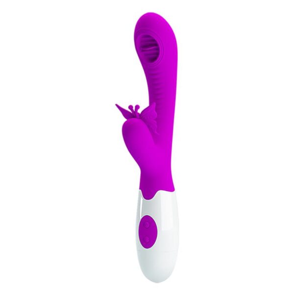 Moth Vibrador con Lengua Tickling