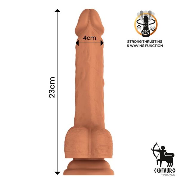 Quintus Dildo con Vibración, Thrusting y Waving 360º 9 - 23 cm - Imagen 11