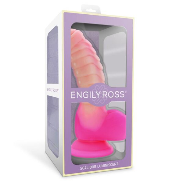 Scalidor Dildo Unicorn Brilla en la Oscuridad Silicona Líquida 18 cm - Imagen 7