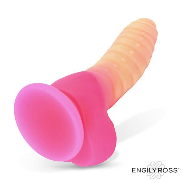 Scalidor Dildo Unicorn Brilla en la Oscuridad Silicona Líquida 18 cm - Imagen 9