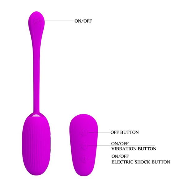 Shock Fun Huevo Vibrador con Electro Shock y Control Remoto - Imagen 10